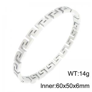 Stainless Steel Bangle - KB216809-TSC