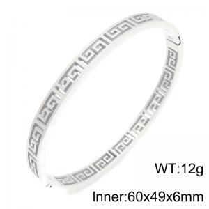 Stainless Steel Bangle - KB216820-TSC