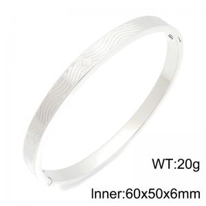 Stainless Steel Bangle - KB216854-TSC