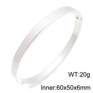 Stainless Steel Bangle - KB216860-TSC