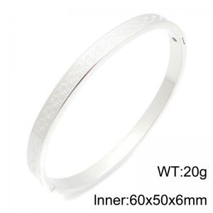 Stainless Steel Bangle - KB216868-TSC