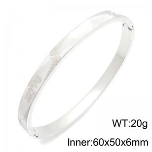 Stainless Steel Bangle - KB216874-TSC