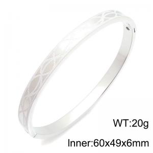 Stainless Steel Bangle - KB216876-TSC