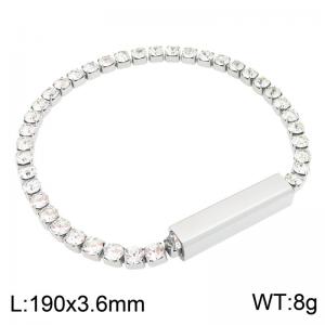 Stainless Steel Stone Bracelet - KB216947-CQ