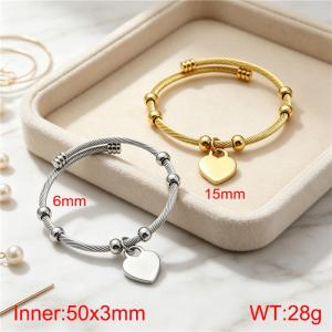 Stainless Steel Bangle - KB217344-Z
