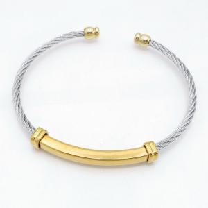 Stainless Steel Wire Bangle - KB217729-HB