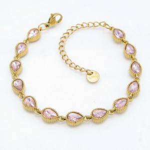 Stainless Steel Stone Bracelet - KB217774-KL
