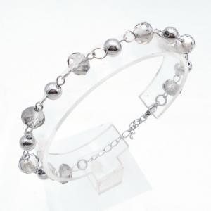 Stainless Steel Stone Bracelet - KB217902-TJG