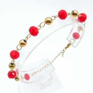 Stainless Steel Stone Bracelet - KB217905-TJG
