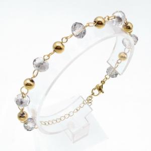 Stainless Steel Stone Bracelet - KB217909-TJG