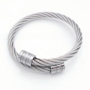 Stainless Steel Wire Bangle - KB217917-XY