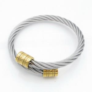 Stainless Steel Wire Bangle - KB217918-XY