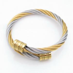 Stainless Steel Wire Bangle - KB217920-XY