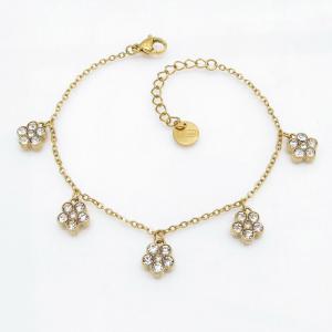 Stainless Steel Stone Bracelet - KB218206-HM
