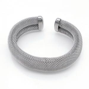 Stainless Steel Wire Bangle - KB218232-GSD