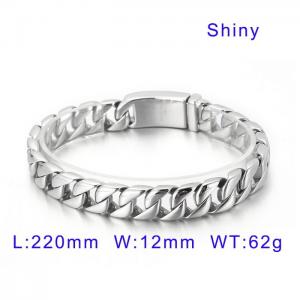 Bracelet Hand Stainless Steel Link Chain Bracelet For Men - KB23389-D