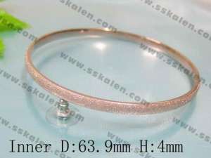 Stainless Steel Gold-plating Bangle - KB24938-D