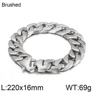 Casting Matte Frosted Denim Bracelet Creatively Dominant Men's Vintage Bracelet - KB27114-D