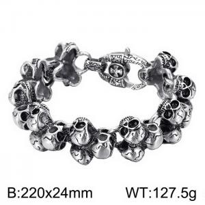 Stainless Steel Special Bracelet - KB29676-D
