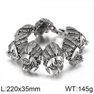 Stainless Steel Special Bracelet - KB29679-D