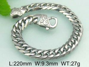 Stainless Steel Bracelet(Men) - KB33740-Z