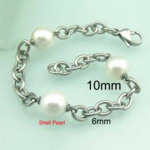 Shell bead splicing bracelet - KB36206-Z