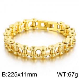 Stainless Steel Bicycle Bracelet - KB37666-D