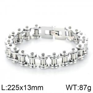 Stainless Steel Bicycle Bracelet - KB38687-D