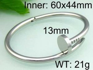 Stainless Steel Bangle - KB39732-MS