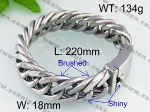 Stainless Steel Bracelet - KB41534-D