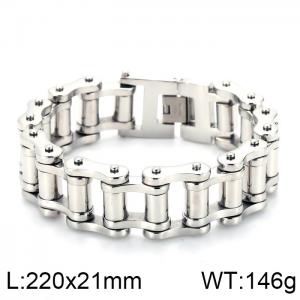 Stainless Steel Bicycle Bracelet - KB42455-D