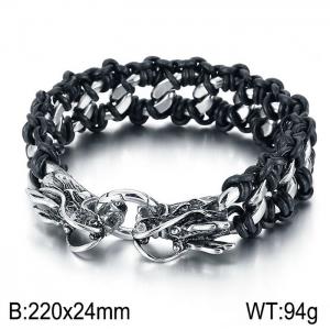Stainless Steel Bracelet - KB42976-D