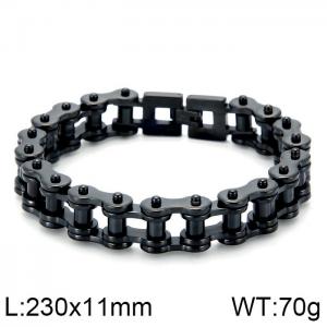 Stainless Steel Bicycle Bracelet - KB43364-D