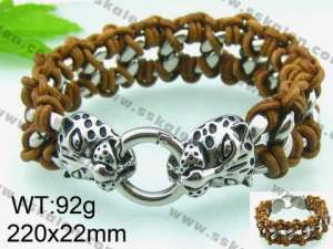 Stainless Skull Bracelet - KB43506-D