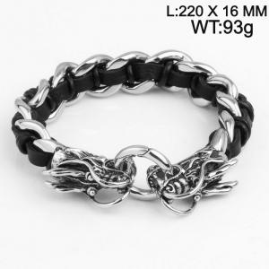 Stainless Skull Bracelet - KB43527-D