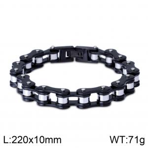 Stainless Steel Bicycle Bracelet - KB44582-D