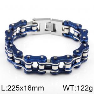 Stainless Steel Bicycle Bracelet - KB44590-D