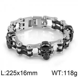 Stainless Steel Bicycle Bracelet - KB44594-D