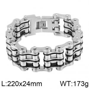 Stainless Steel Bicycle Bracelet - KB44595-D