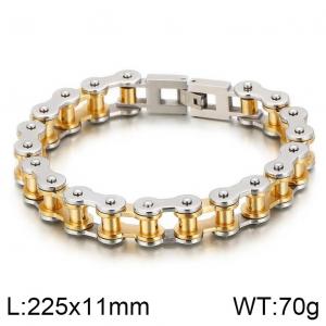 Stainless Steel Bicycle Bracelet - KB44600-D