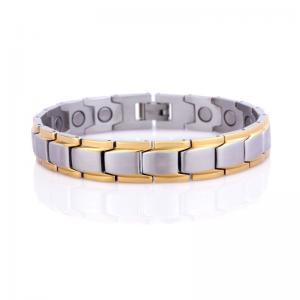 Stainless Steel Gold-plating Bracelet - KB46073-B