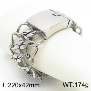 Stainless Steel Bracelet - KB46124-D