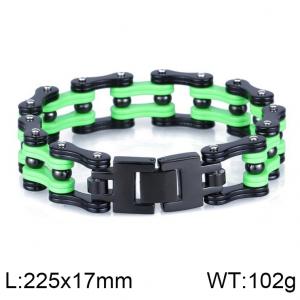 Stainless Steel Bicycle Bracelet - KB46700-D