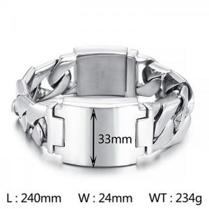 Stainless Steel Bracelet - KB46956-D
