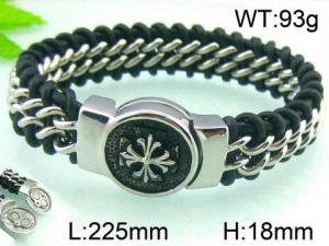 Stainless Steel Bracelet(Men) - KB46962-D