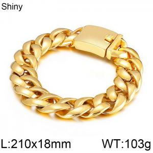 Stainless Steel Bracelet - KB51677-D