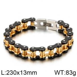 Stainless Steel Bicycle Bracelet - KB51877-D