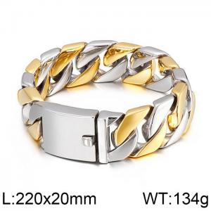 Stainless Steel Bracelet - KB53381-D
