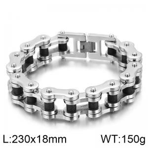 Stainless Steel Bicycle Bracelet - KB55531-D