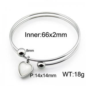Stainless Steel Bangle - KB55854-Z